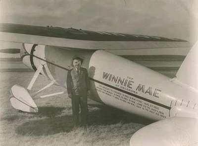 wiley crash rogers plane vega aero marked 75th fly anniversary over