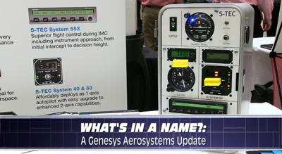 Classic Aero-TV: What’s in A Name? — A Genesys Aerosystems Update
