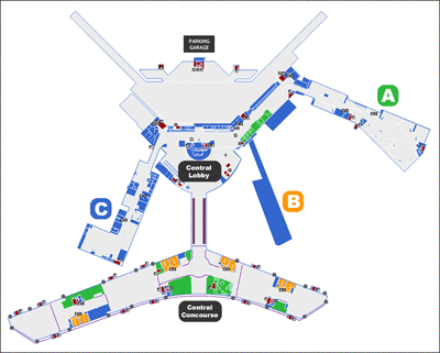 Interactive Map, HOU (HOBBY) AIRPORT